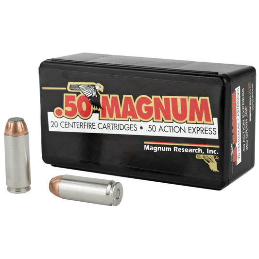 Magnum Research, Blount, 50 Action Express, 350 Grain, Jacketed Soft Point  (400 Round Case)