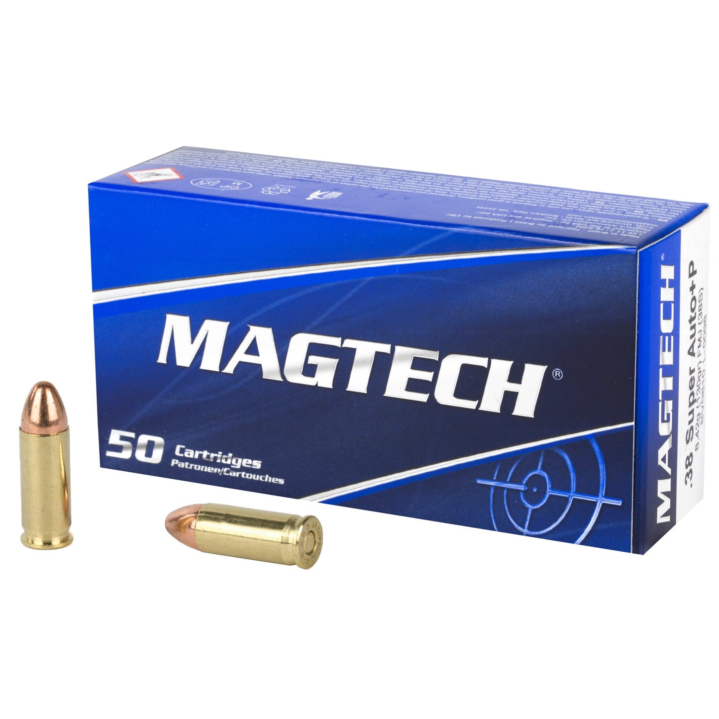 Magtech, Sport Shooting, 38 Super, 130 Grain, Full Metal Jacket, (1000 Round Case)