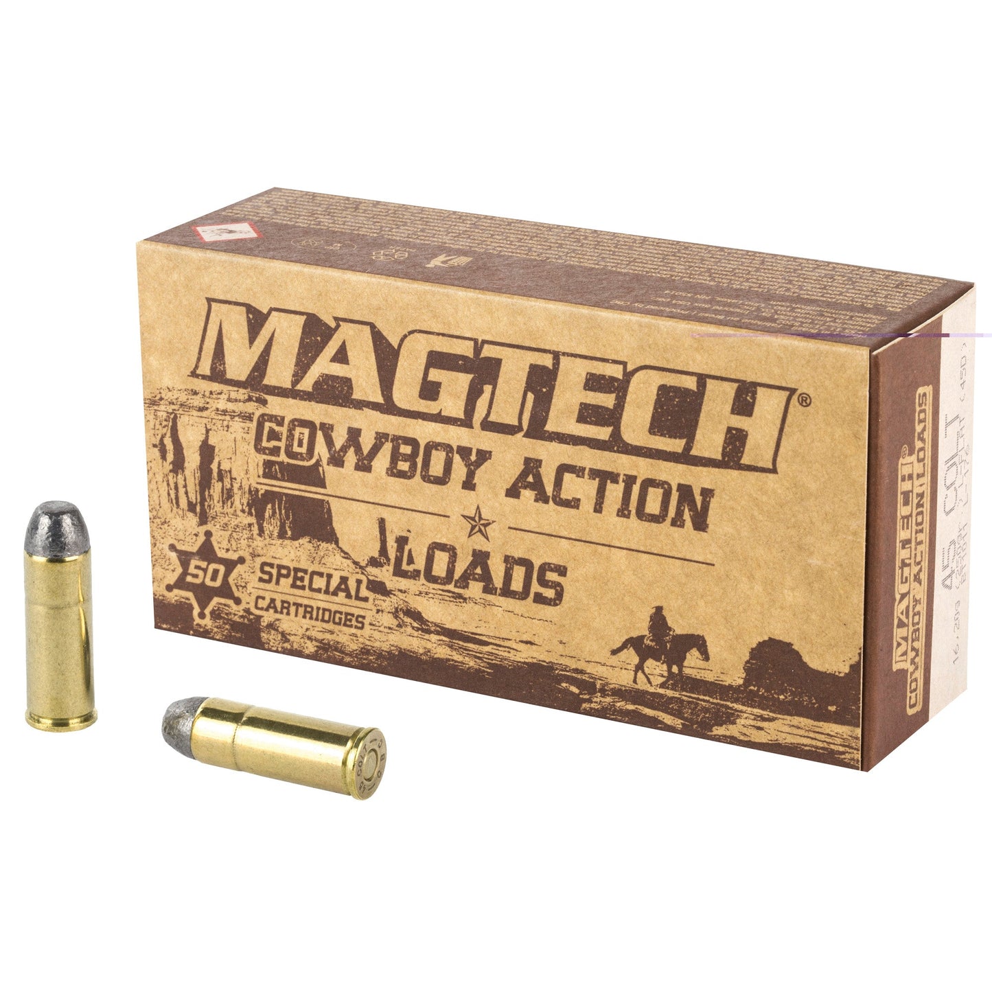 Magtech, Cowboy, 45LC, 250 Grain, Lead Flat Nose  (1000 Round Case)