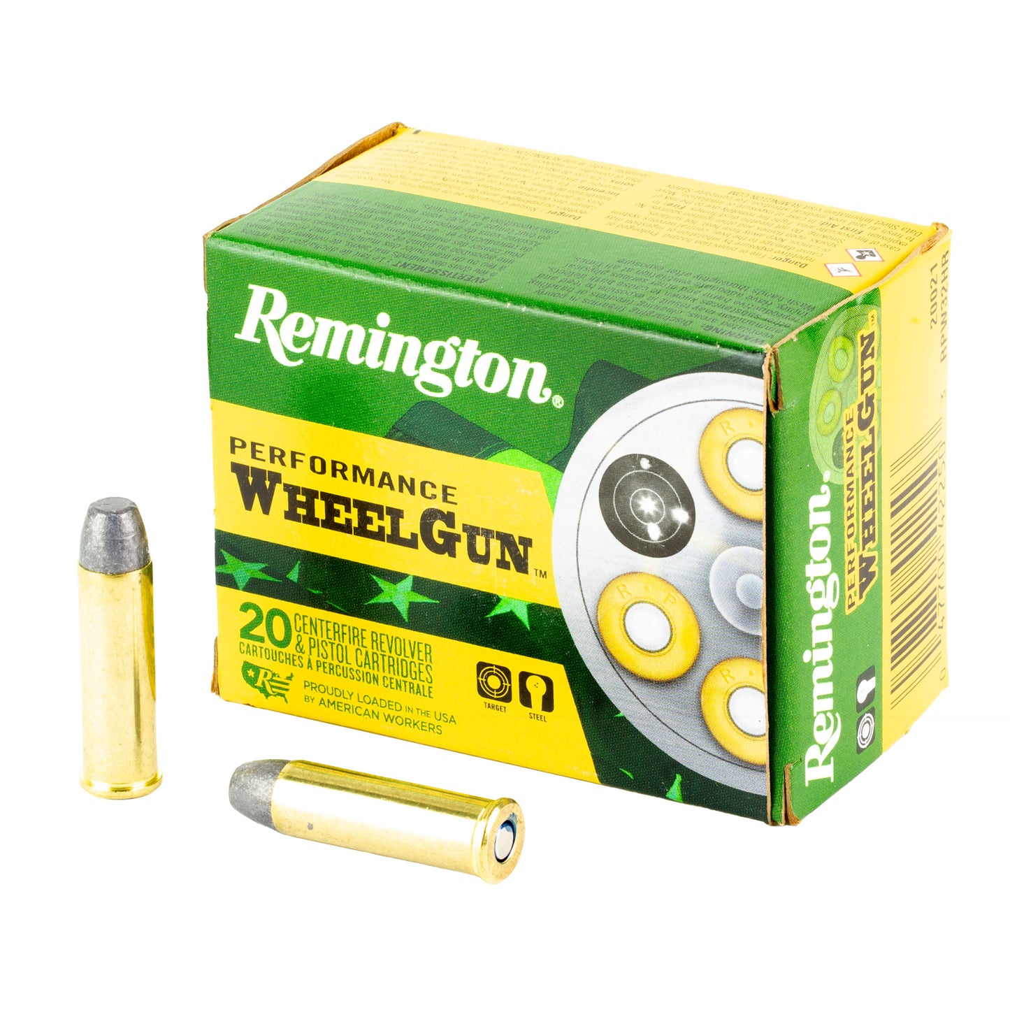 Remington Performance, Wheelgun, .32, Harrington & Richardson, H&R Magnum, 95 Grain | Semi Wadcutter | 20 Rounds per Box