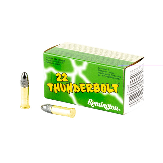 Remington, Thunderbolt, 22 LR, 40 Grain, Lead Round Nose, (5,00 RD CASE)