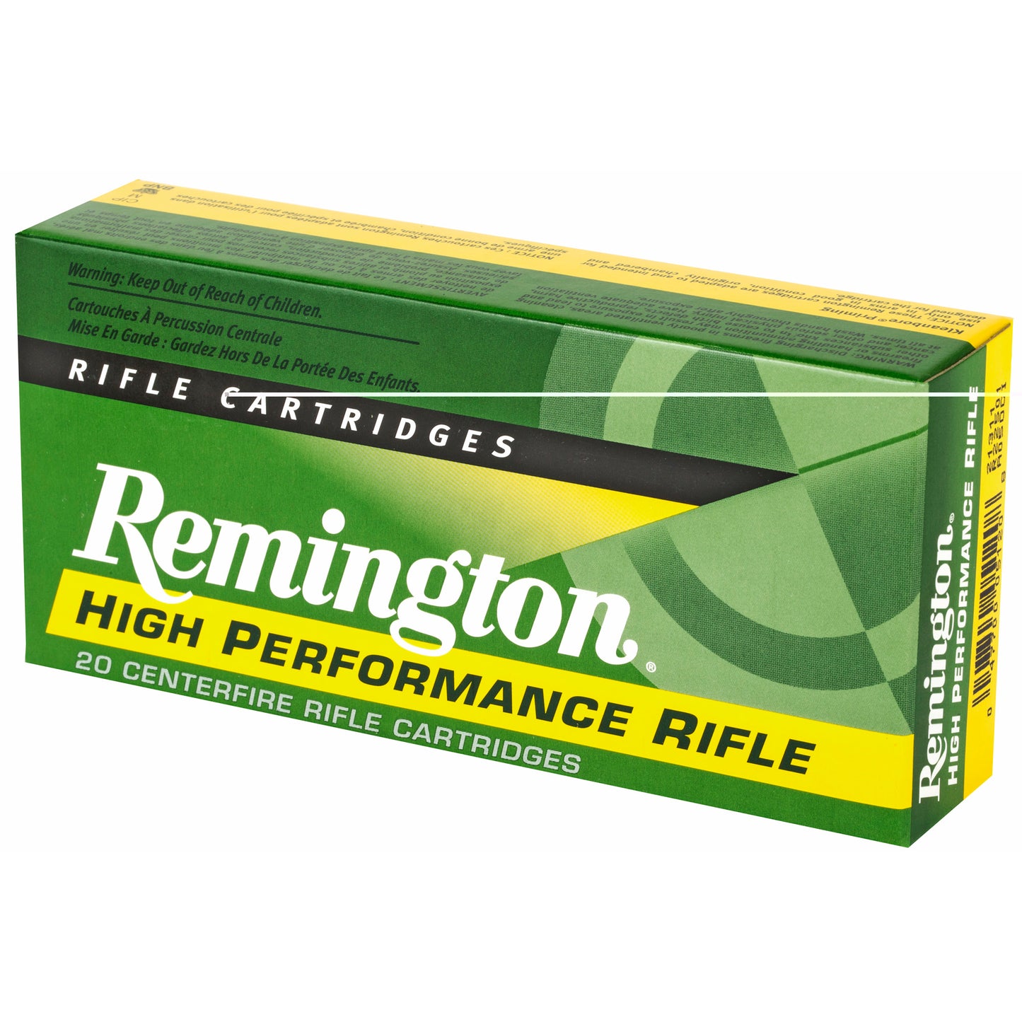 Remington 22-250 55Gr Pointed Soft Point (20 Round Box)