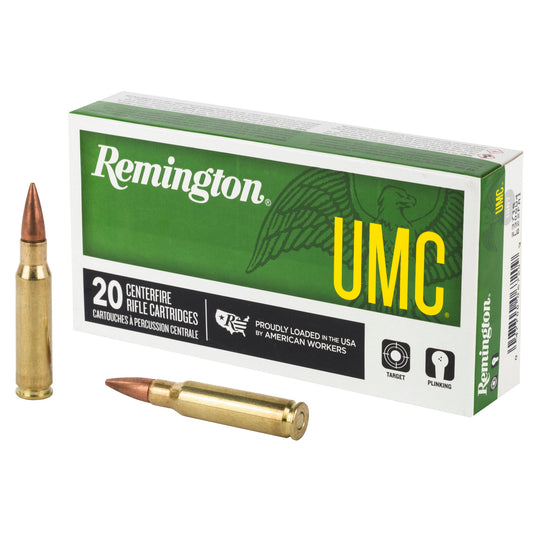 Remington, UMC, 308 Winchester, 150 Grain, Full Metal Jacket, 20 Round Box