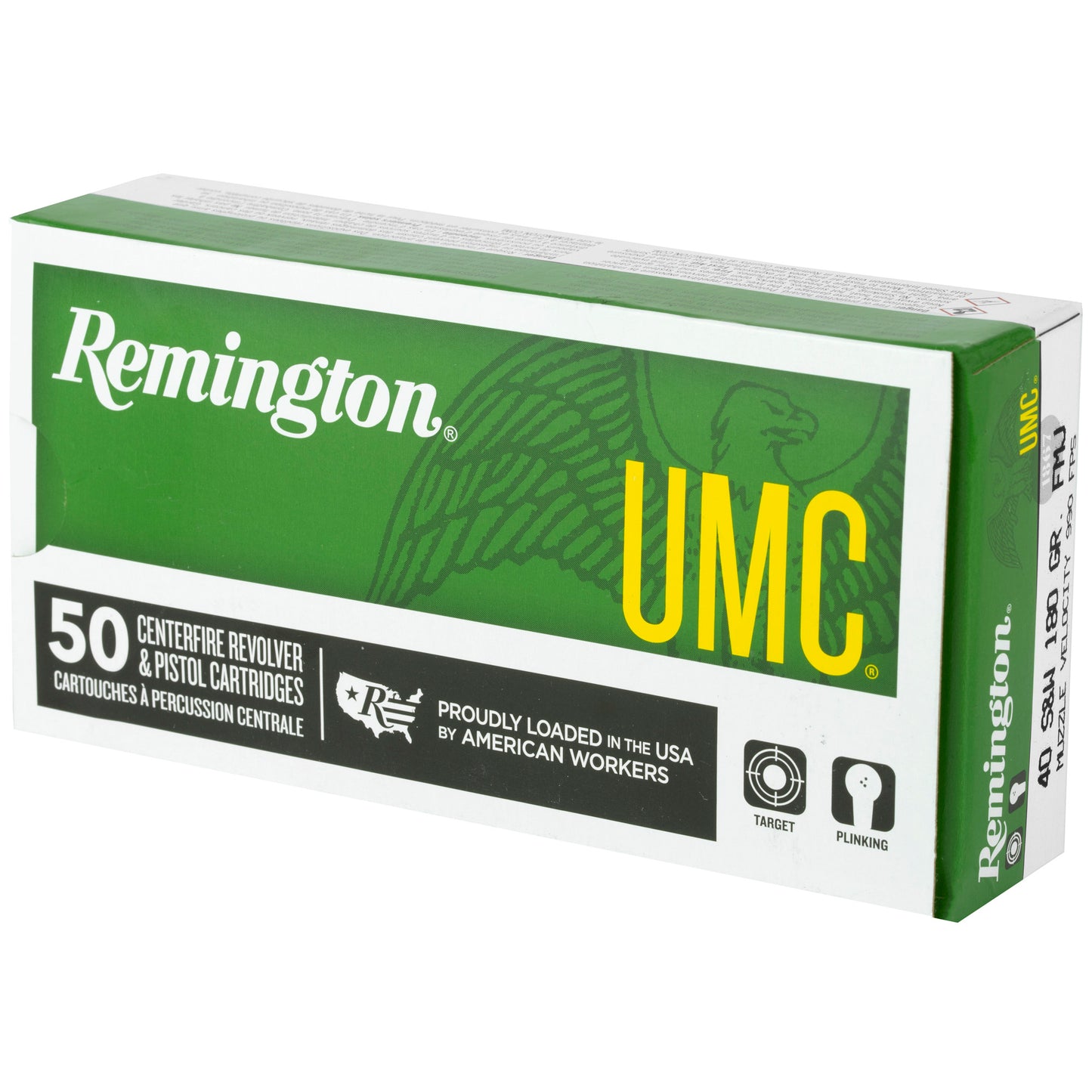 Rem Umc 40sw 180gr Fmj 50/500