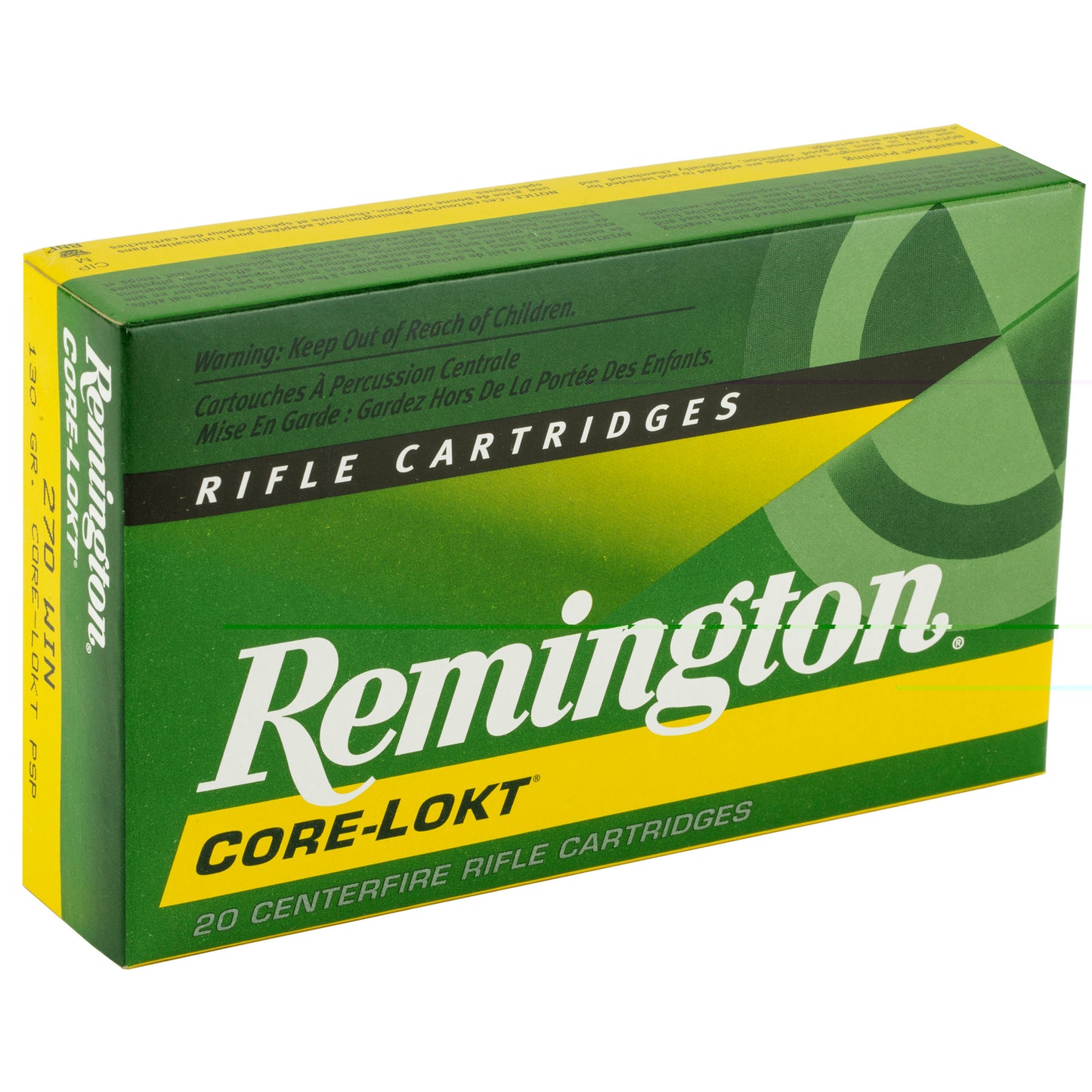 Remington, Core Lokt, 270 Winchester, 130 Grain | PSP |  (20 Round Box)