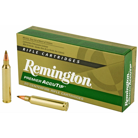 Remington, Premier Accutip, 204 Ruger, 40 Grain, Accutip, Boat Tail, (200 Round case)