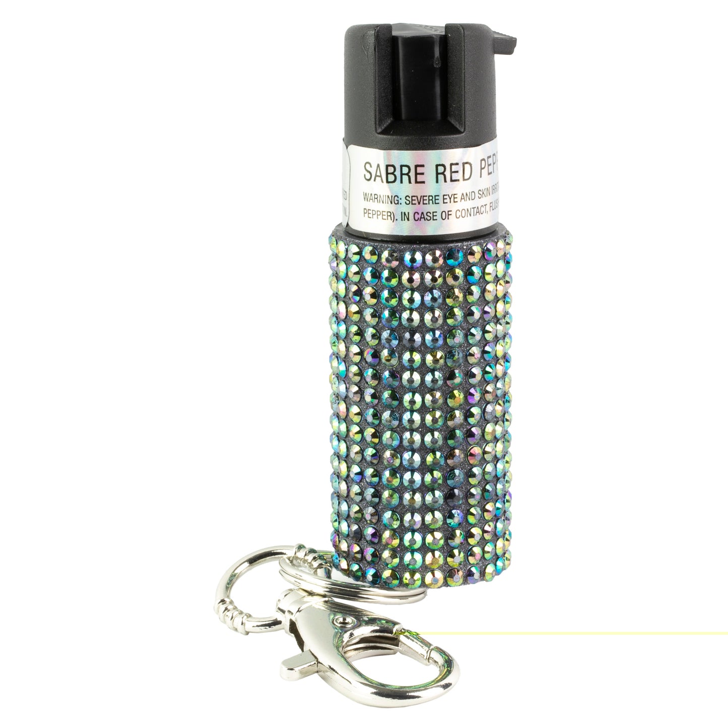 Sabre Jeweled Spray W/key Ring Blk