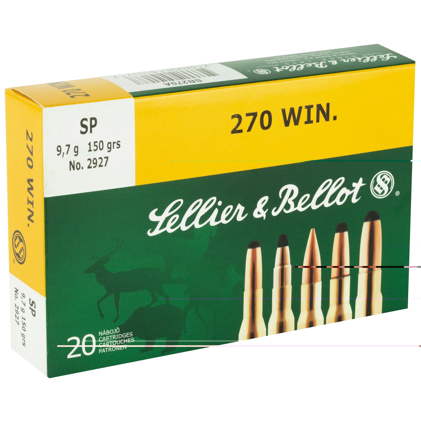 Sellier & Bellot, Rifle, 270WIN, 150 Grain | SP |  (20 Round Box)