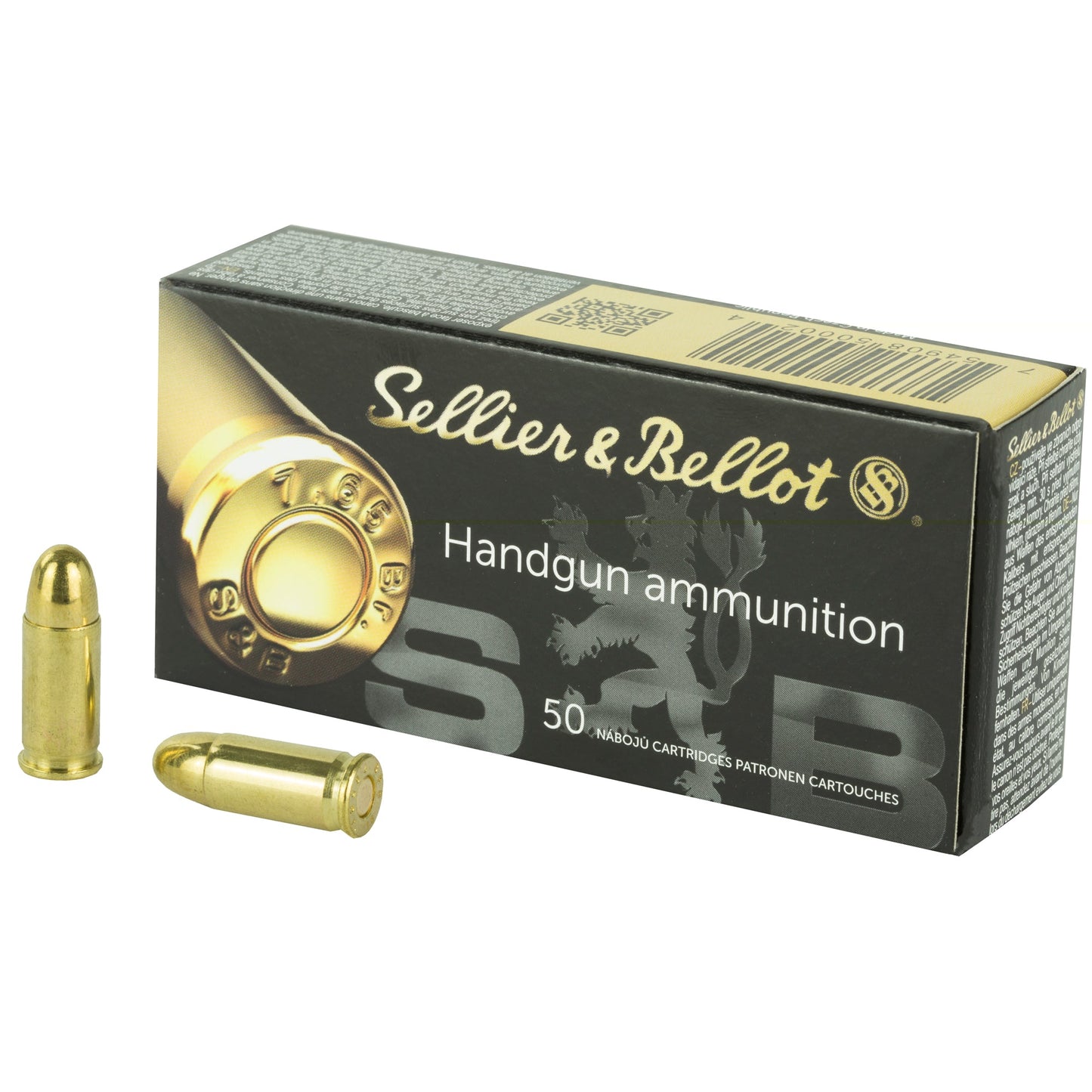 Sellier & Bellot, Pistol, 32ACP, 73 Grain, Full Metal Jacket, 2000 Round Case