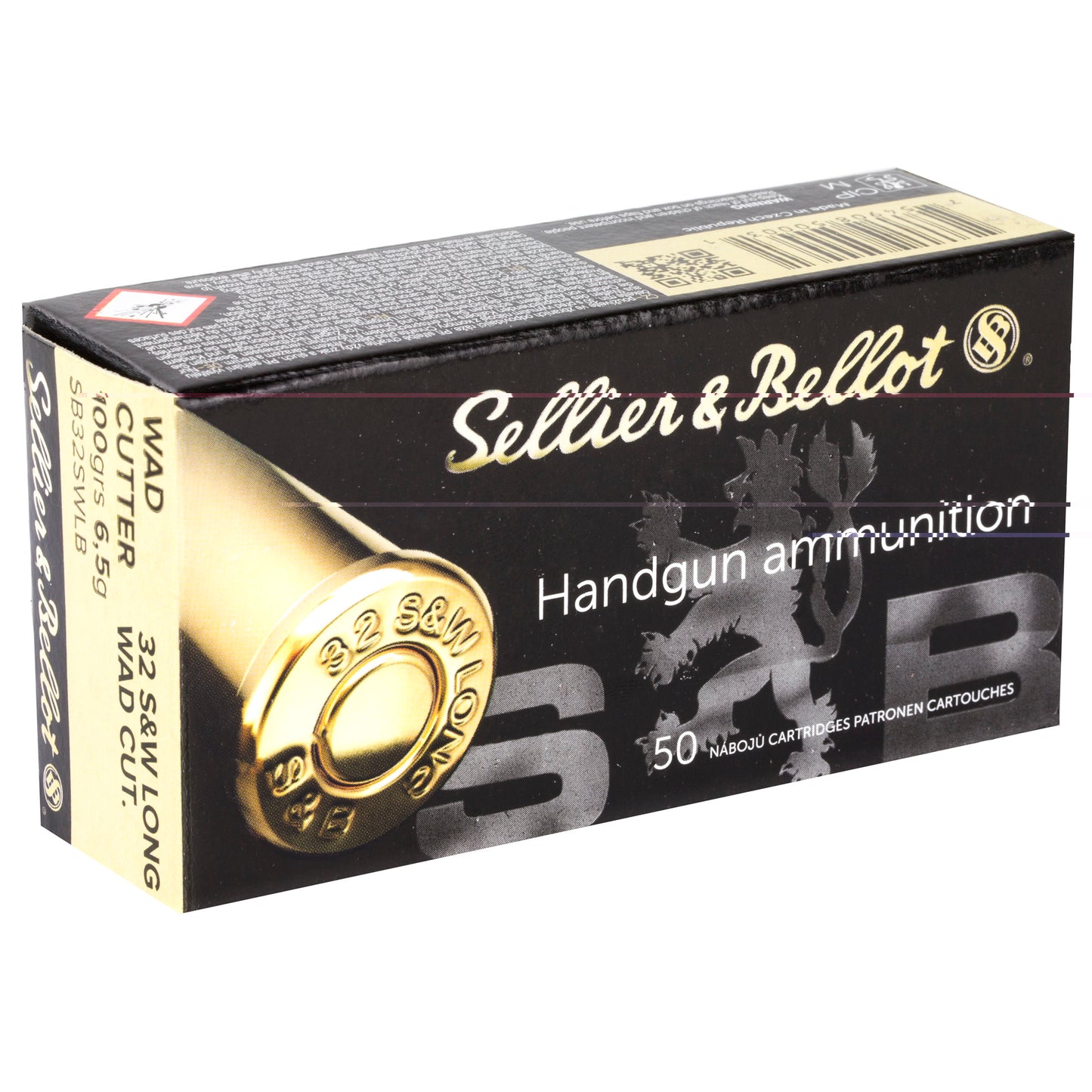 S&B 32 S&W Long 100gr (50 Round Box)