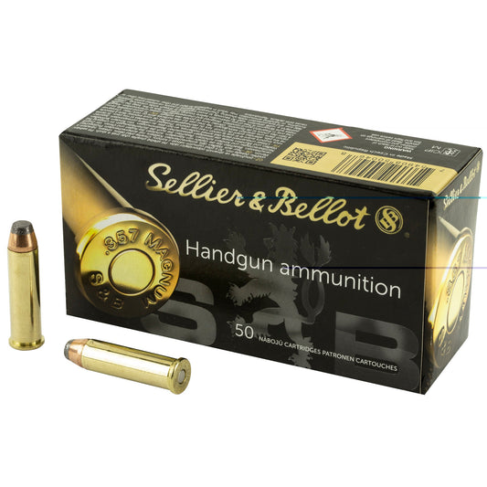 Sellier & Bellot, Pistol, 357MAG, 158 Grain, Soft Point, (1000 Round Case)