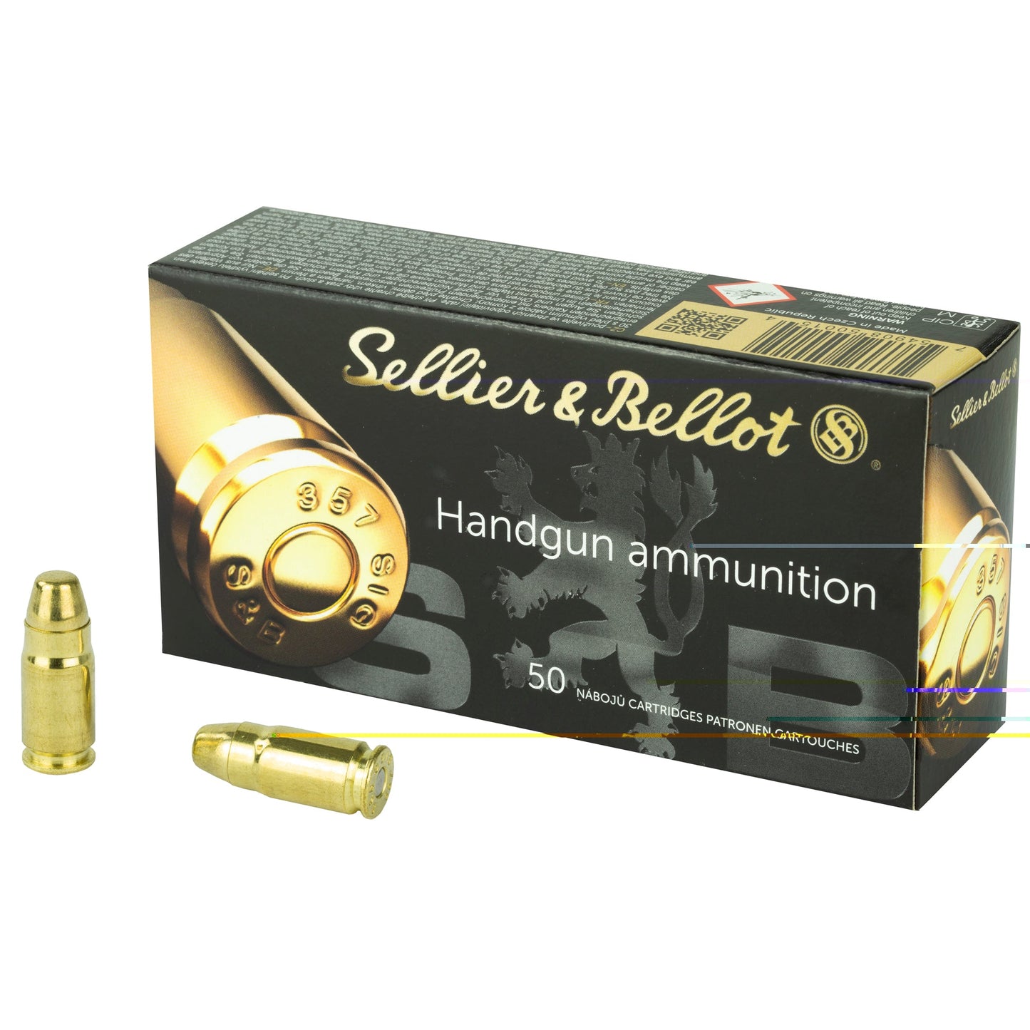 Sellier & Bellot, Pistol, 357SIG, 140 Grain, Full Metal Jacket, (1000 Round Case)