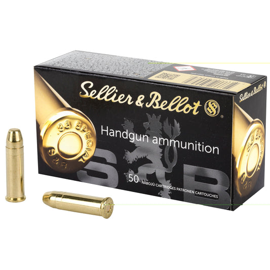 Sellier & Bellot, Pistol, 38 Special, 158 Grain, Full Metal Jacket, (1000 Round Case)