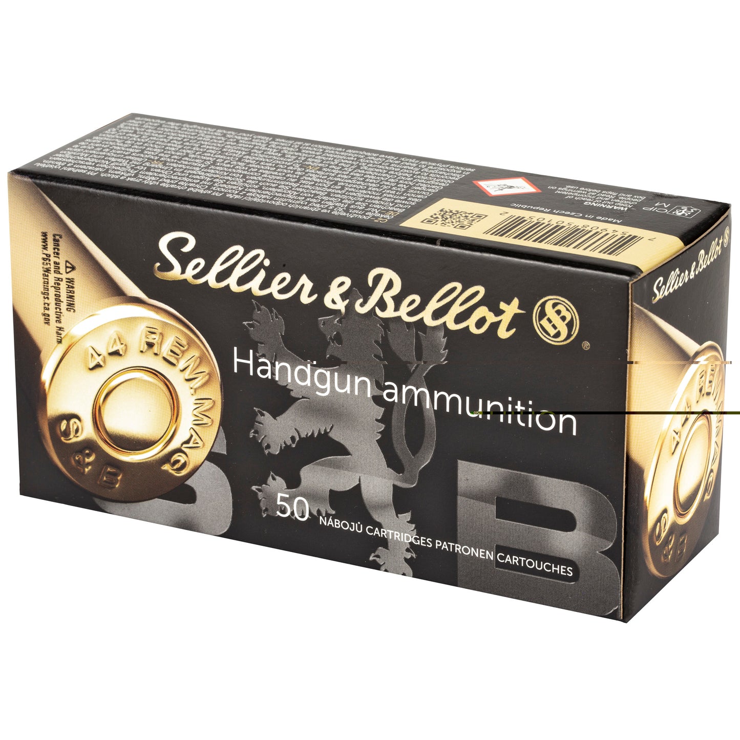 Sellier & Bellot, Pistol, 44 Mag, 240 Grain | SJHP |  (50 Round Box)