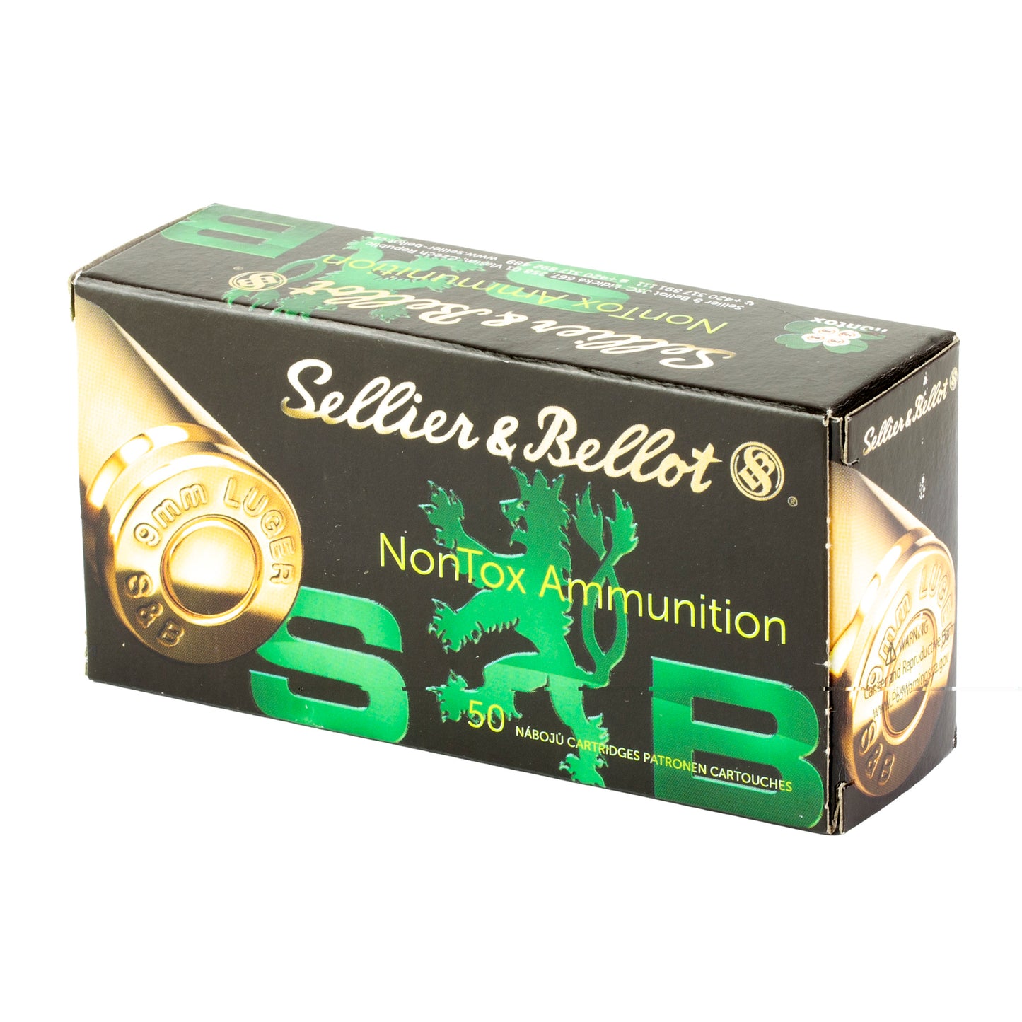 S&b Non Tox 9mm 115gr Tfmj 50/1000