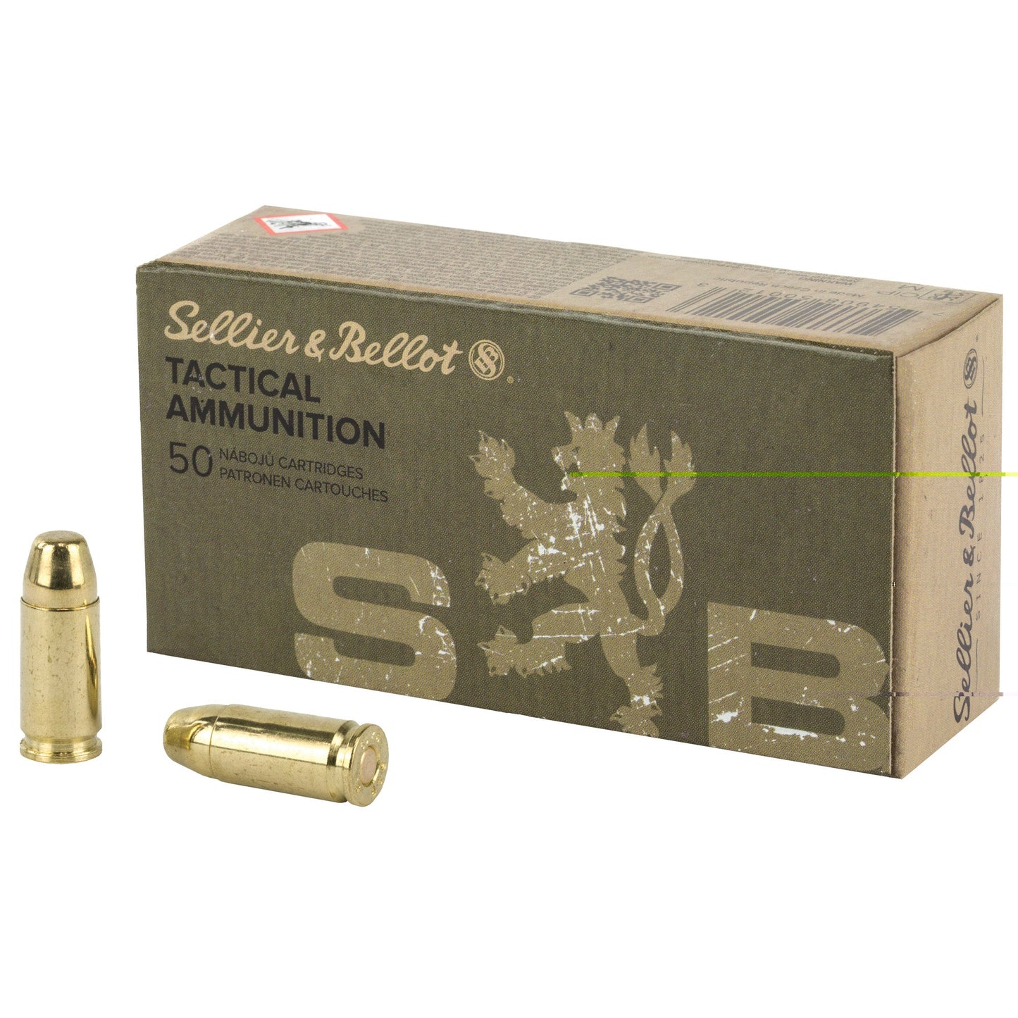 Sellier & Bellot, Pistol, 9MM, Subsonic,140 Grain, Full Metal Jacket  (1000 Round Case)