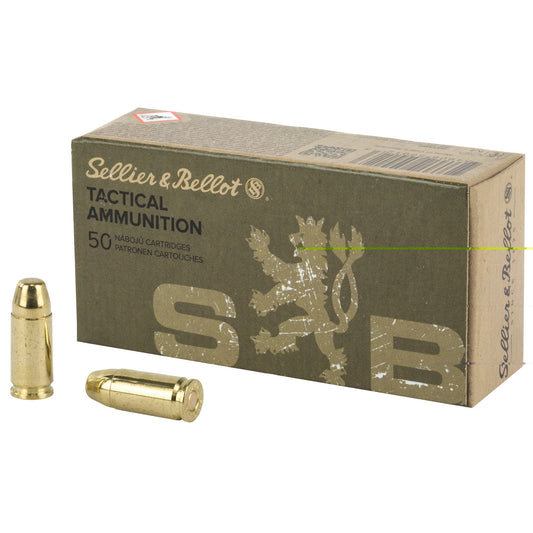 Sellier & Bellot, Pistol, 9MM, Subsonic,140 Grain, Full Metal Jacket  (1000 Round Case)