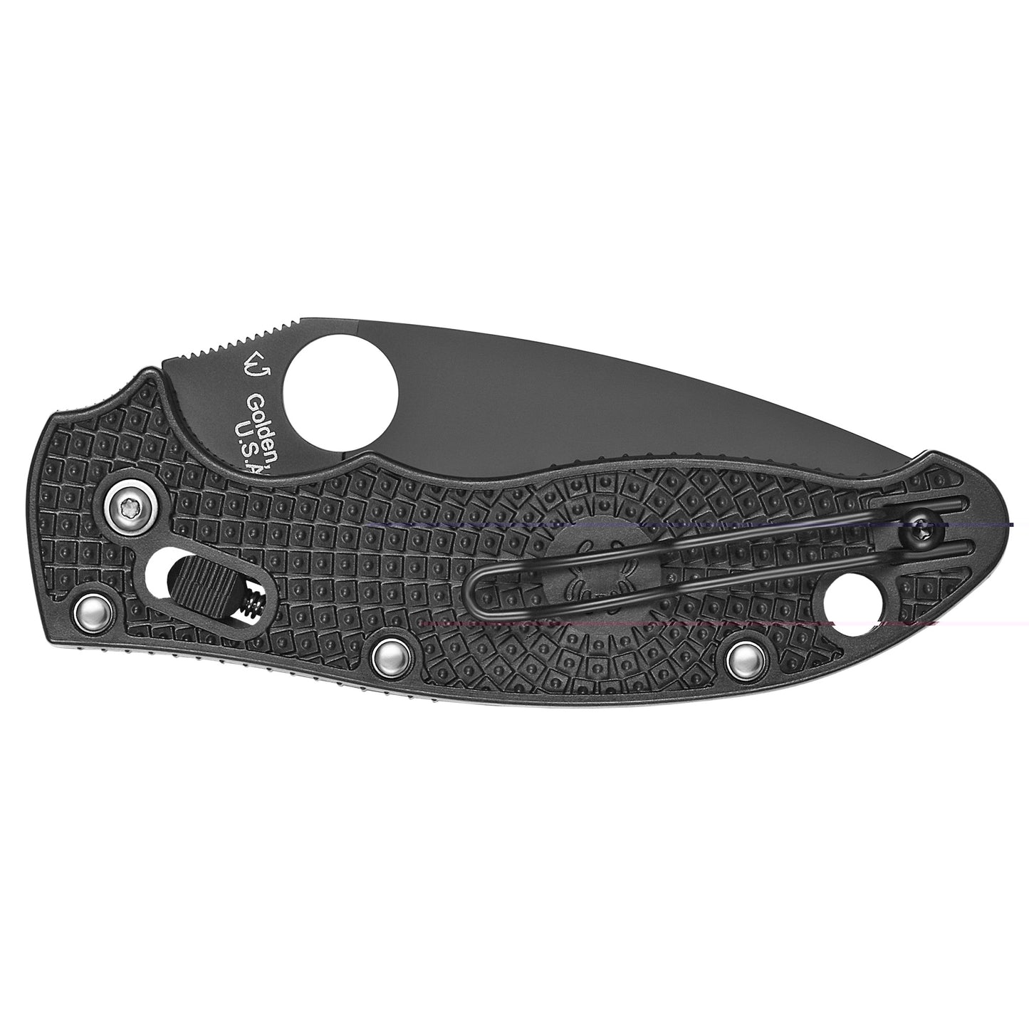 Spyderco Manix 2 Ltwt 3.375" Blk