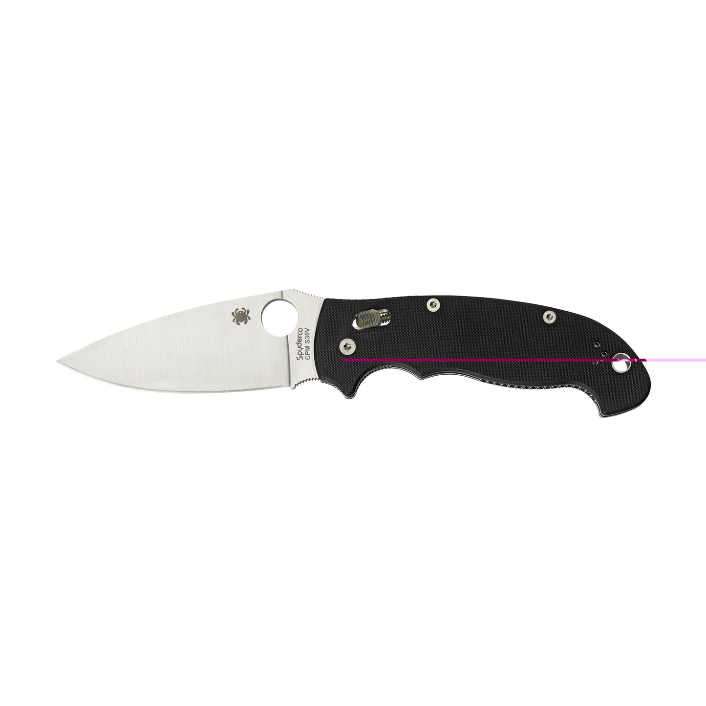 Spyderco Manix 2 Xl Blk G10 Plnedge