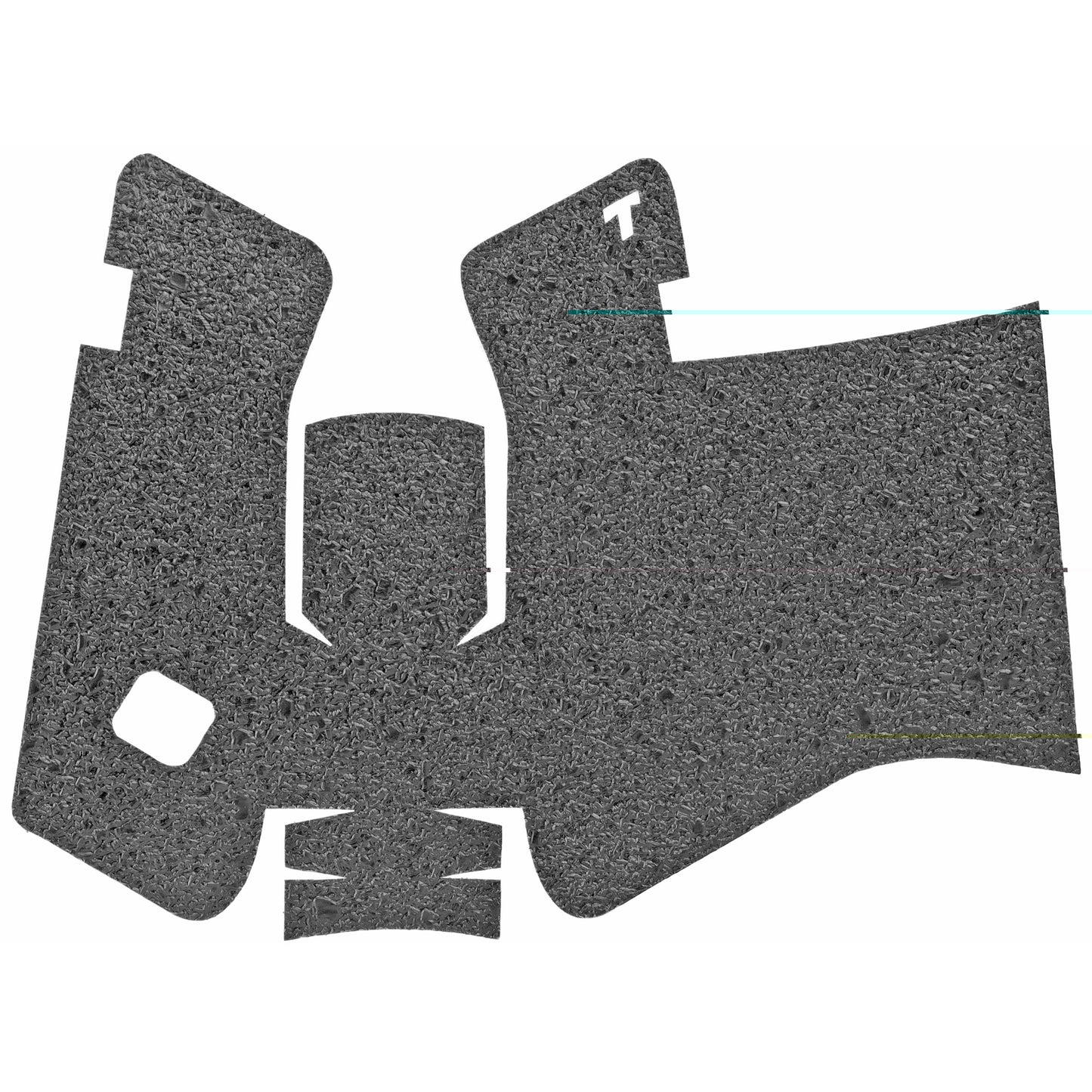 Talon Grp For Glock 17 Gen5 Rbr Mdbk