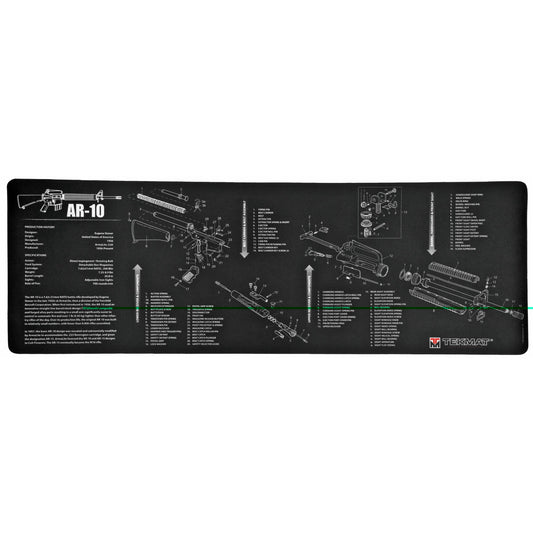 Tekmat Rifle Mat Ar10 Blk