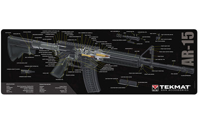 Tekmat Cutaway Rifle Mat Ar15 Blk