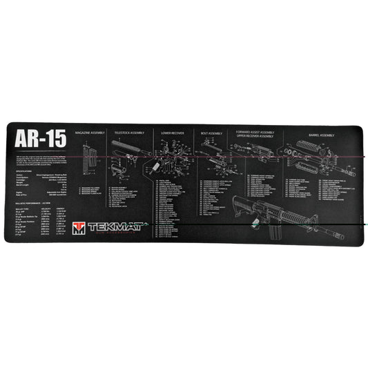 Tekmat Rifle Mat Ar15 Blk