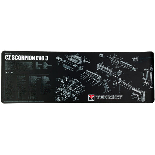 Tekmat Pstl Mat For Cz Scorpion Blk