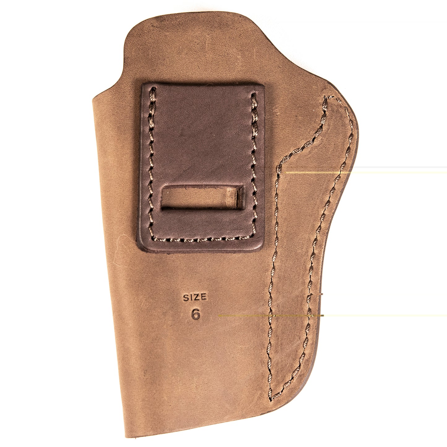 U/m Leather Iwb Hlstr Sz 6 Ambi