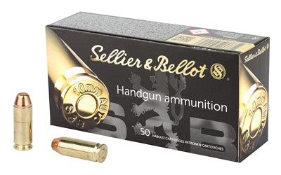 Sellier & Bellot, Pistol, 10MM, 180 Grain, Full Metal Jacket  (1000 Round Box)