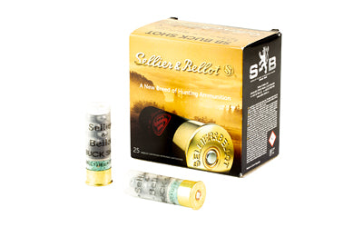 Sellier & Bellot, Shotshell, 12 Gauge, 2.75", 00 Buck, 12 Pellets  (250 Round Case)