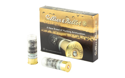 Sellier & Bellot, Shotshell, 12 Gauge, 2.75", 00 Buck, 9 Pellets  (250 Round Case)