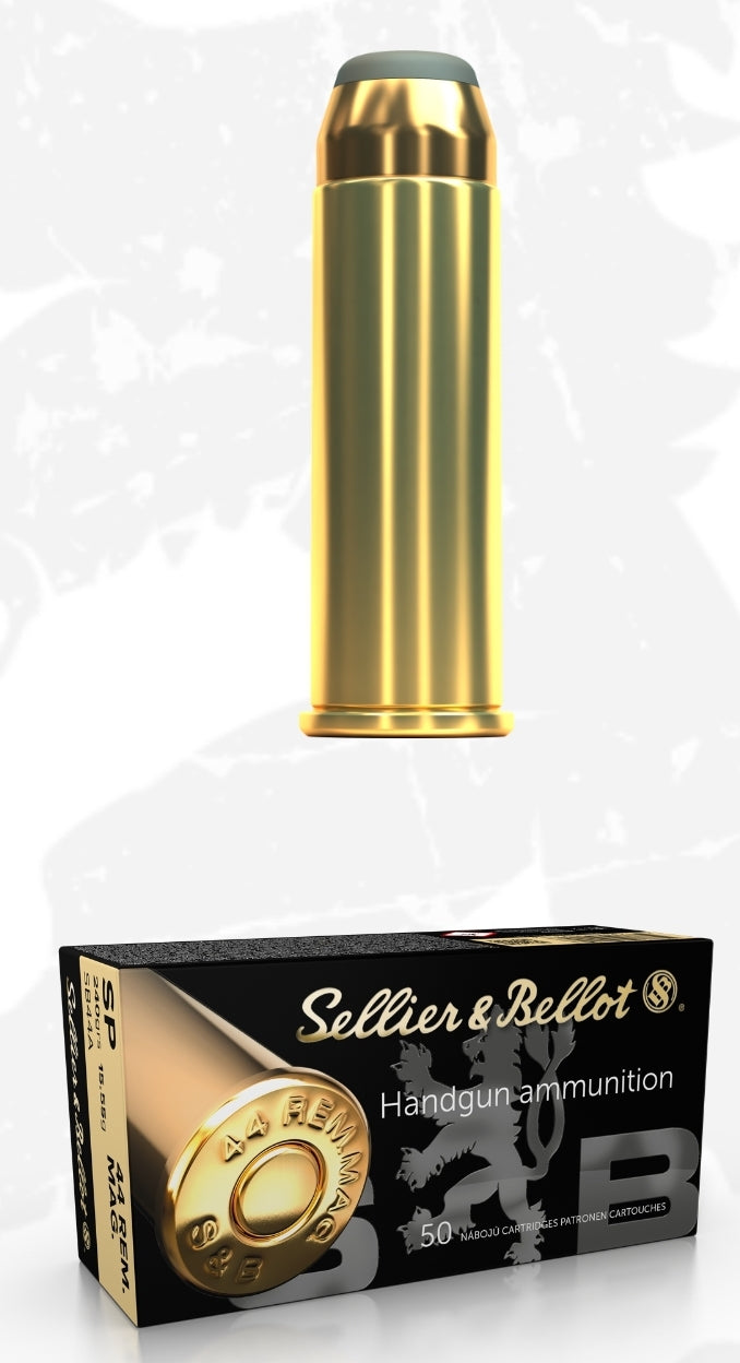 Sellier & Bellot, Pistol, 44 Mag, 240 Grain | SP |  (600 Rounds)