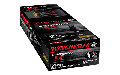 Winchester Ammunition, Rimfire, 17HMR, 15.5Grain, NTX, Lead Free  (1000 Round Case)