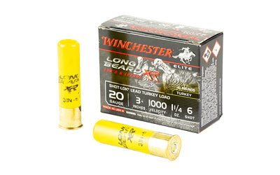 Winchester Ammunition, Long Beard XR, 20 Gauge, 3", #6, 1 1/4 oz, Shotshell, Shot-Lok with Lead Shot  (100 Round Case)