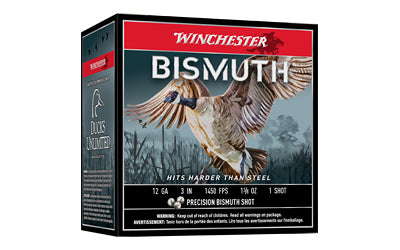 Winchester Ammunition, Bismuth, 12 Gauge 3", #1, 1 3/8 oz, Shotshell  (250 Round Case)