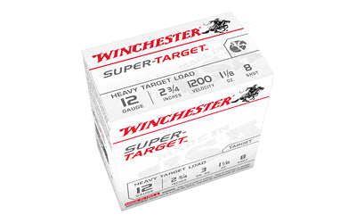 Winchester Ammunition, Shotshell, 12 Gauge 2.75", #8 1 1/8oz  (250 Round Case)