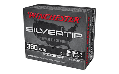 Winchester Ammunition, Slivertip, 380 ACP, 85 Grain | JHP |  (200 Round Case)