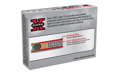 Winchester Ammunition, SUPER X, 12 Gauge 3.5", 4 Buck, Buckshot  (250 Round Case)