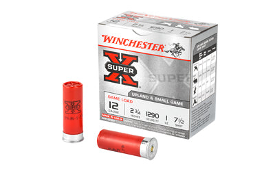 Winchester Ammunition, Super-X, 12 Gauge, 2.75", Game Load, #7.5, 1 oz., Shotshell  (250 Round Case)