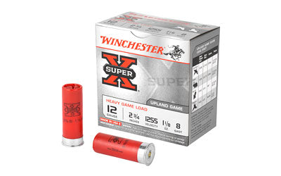 Winchester Ammunition, Super-X, 12 Gauge, 2.75", Heavy Game Load, #8, 1.125 oz., Shotshell  (250 Round Case)