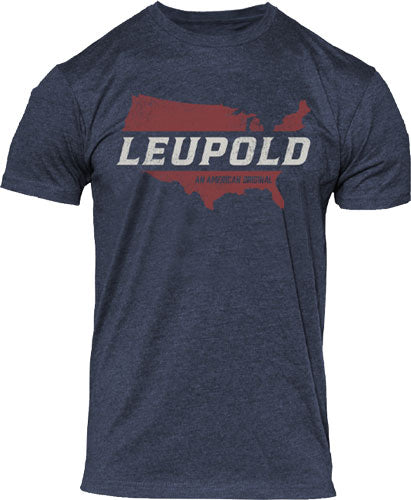 Leupold Mens Tee American - Original Navy Heather Large<