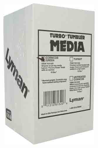 Lyman Turbo Tumbler Media - Corn Cob Plus 10lb. Box