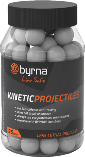 Byrna Kinetic Projectiles 95 - Count Tub .68 Cal