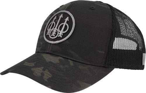 Beretta Cap Trucker Circle - Patch Mesh Back Black Multicam