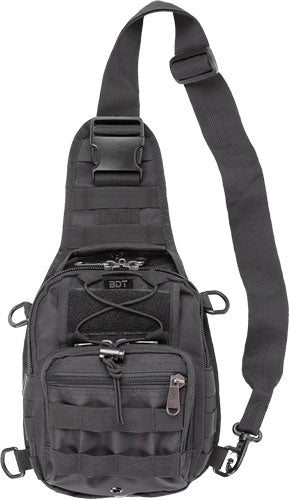 BULLDOG BDT X-SMALL SLING BAG` W/MOLLE WEBBING BLACK