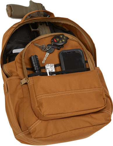 Us Peacekeeper Backpack - Mustard Brown 12.5"x17.5"x6"