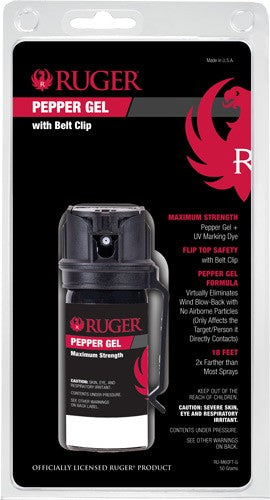 Sabre Ruger Red Pepper Gel - Flip Top W/belt Clip 1.8 Oz