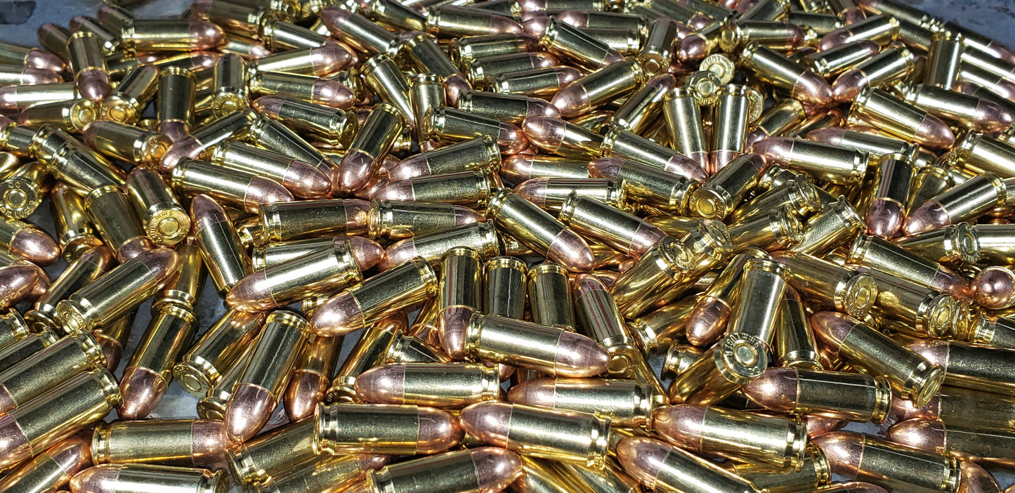 9mm Lugar FMJ, 200 Cartridges