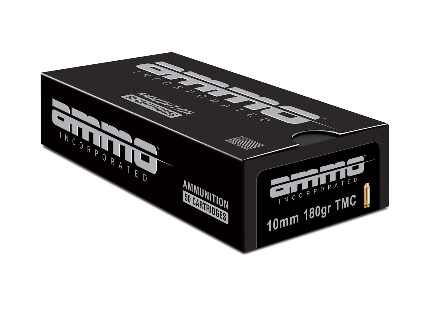 Ammo Inc Signature 10mm Handgun Ammo, 180 Grain, TMC, 50 rounds per box